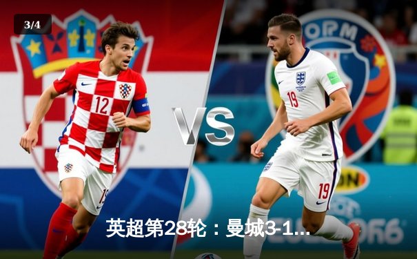 英超第28轮：曼城3-1逆转曼联，哈兰德双响领跑射手榜 - 3